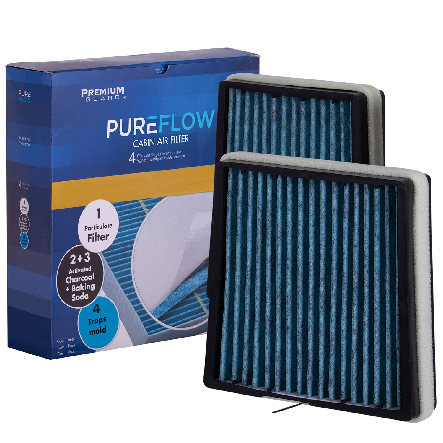 PUREFLOW 2003 Mercedes-Benz C32 AMG Cabin Air Filter with Antibacterial Technology, PC5504X