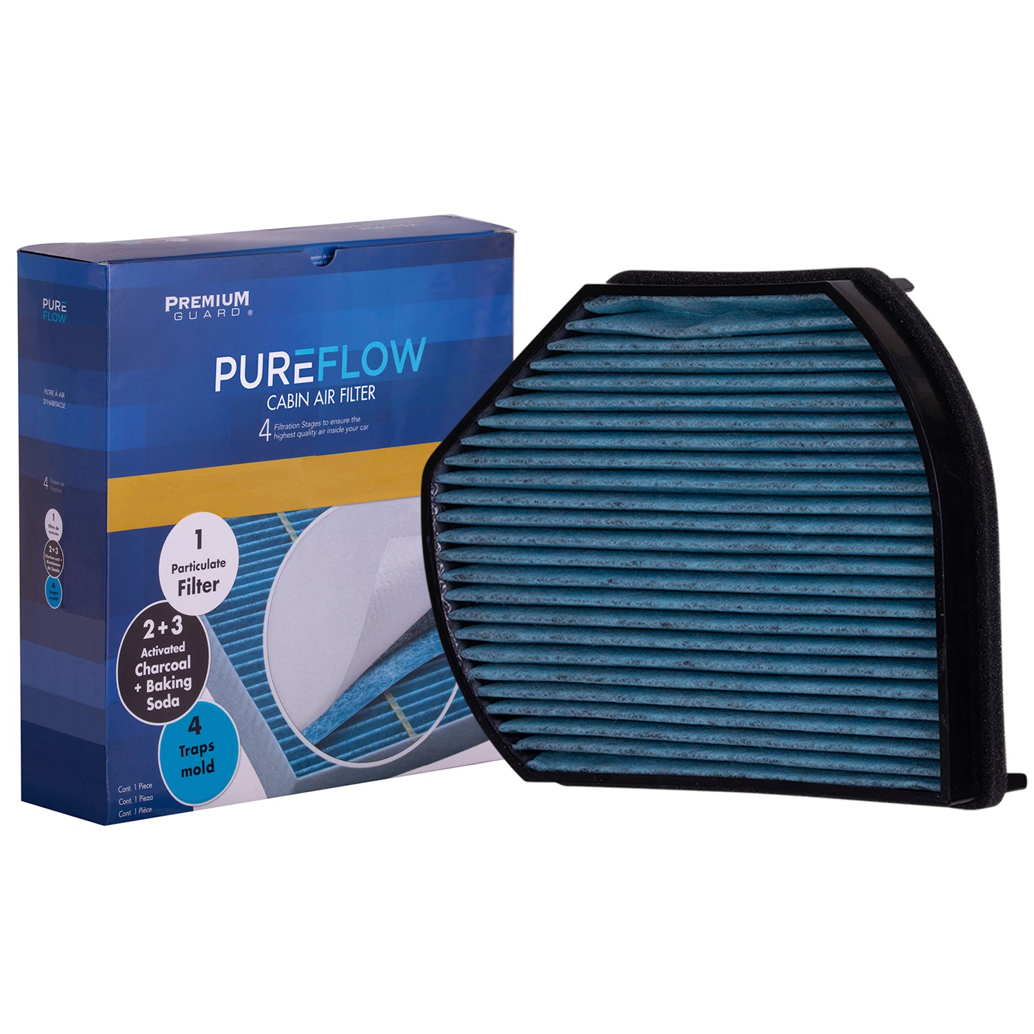 PUREFLOW 1997 Mercedes-Benz C280 Cabin Air Filter with Antibacterial Technology, PC8908X