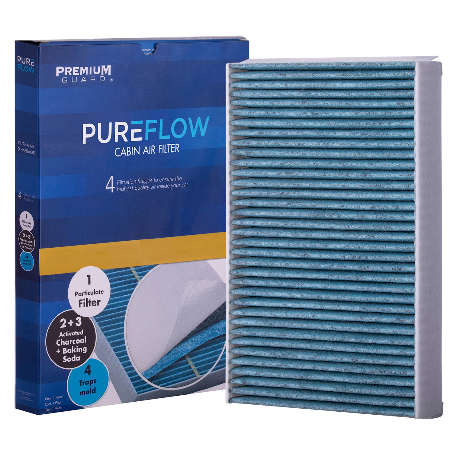 PUREFLOW 2017 Volvo V60 Cross Country Cabin Air Filter with Antibacterial Technology, PC99472X