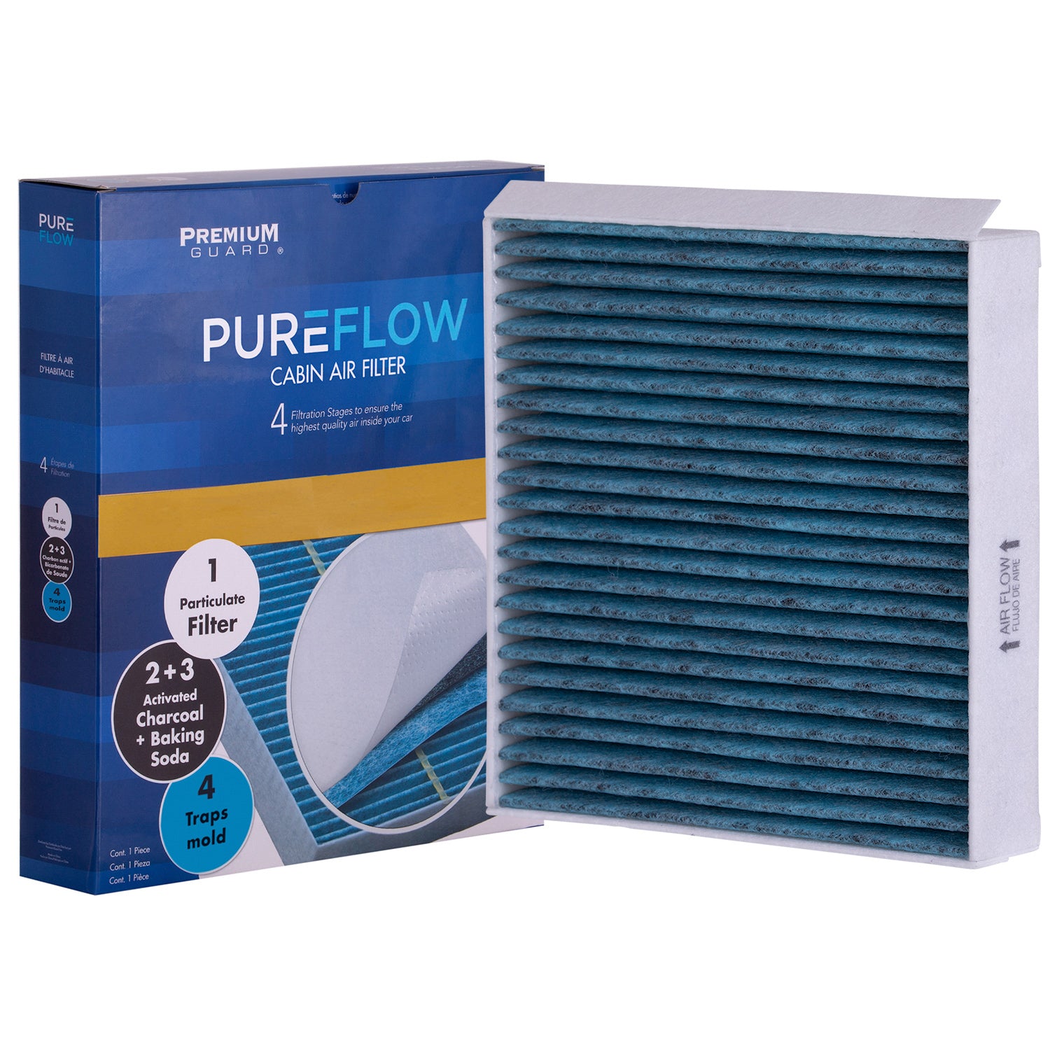 PUREFLOW 2023 Mercedes-Benz GLE450 Cabin Air Filter with Antibacterial Technology, PC99559X