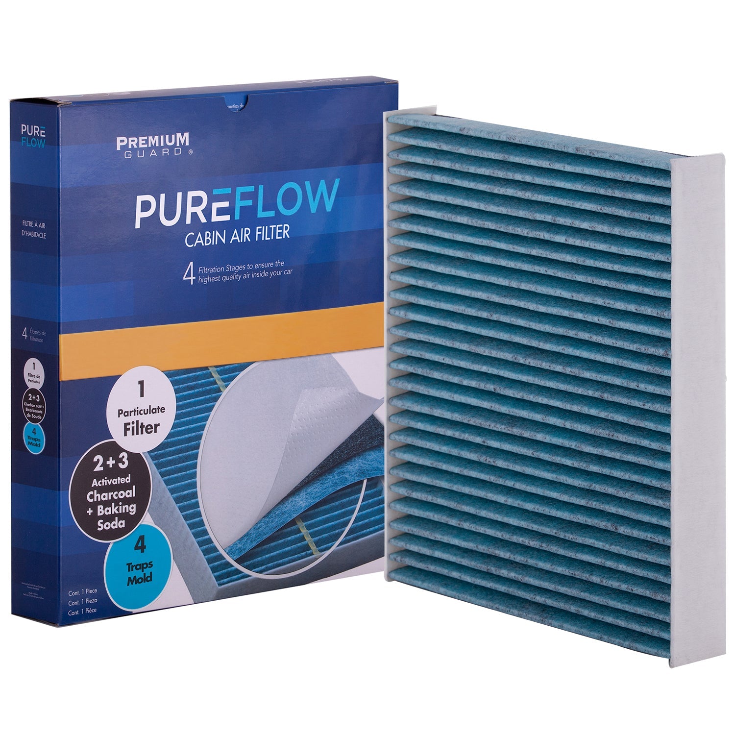 PUREFLOW 2024 Toyota RAV4 Prime Cabin Air Filter with Antibacterial Technology, PC99237X