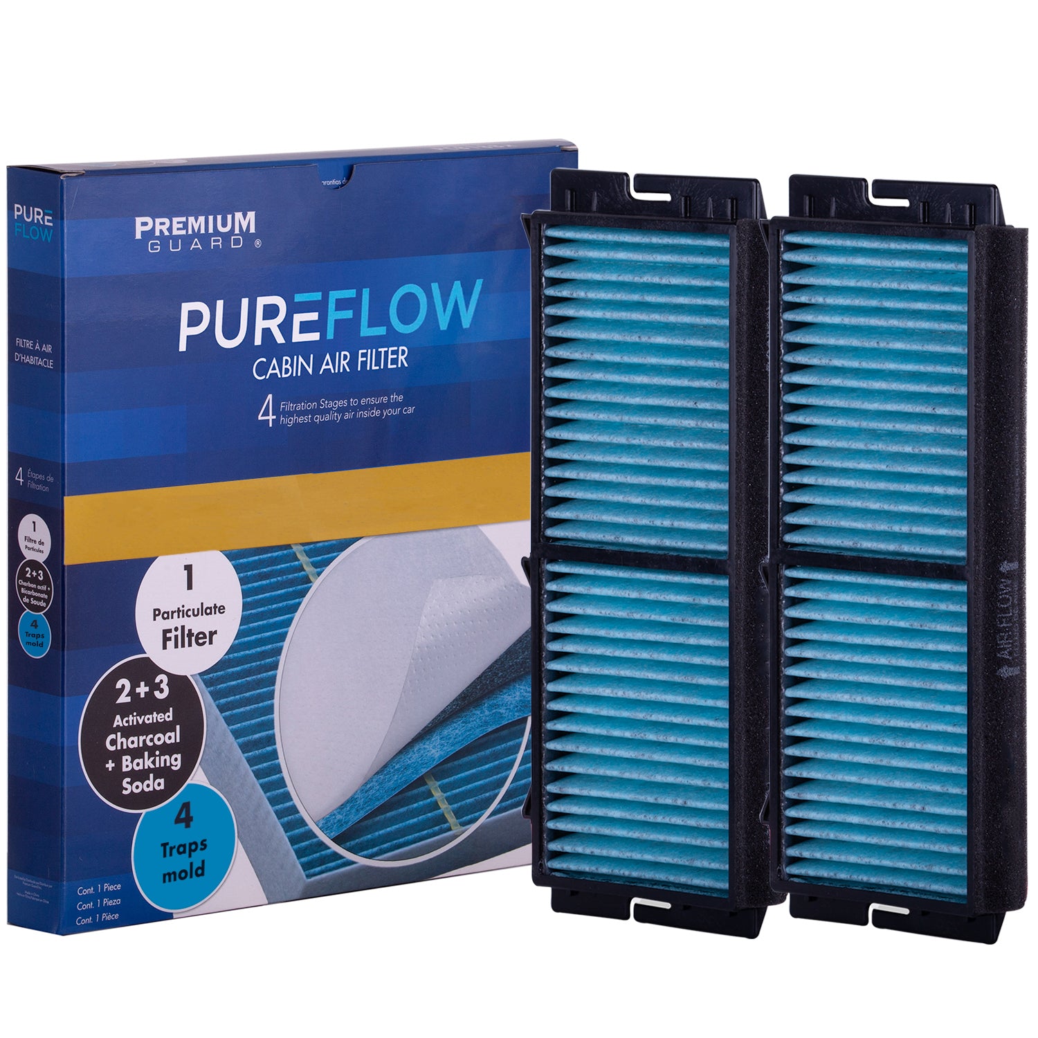 PUREFLOW® PC6098X Cabin Air Filter with Antibacterial Technology
