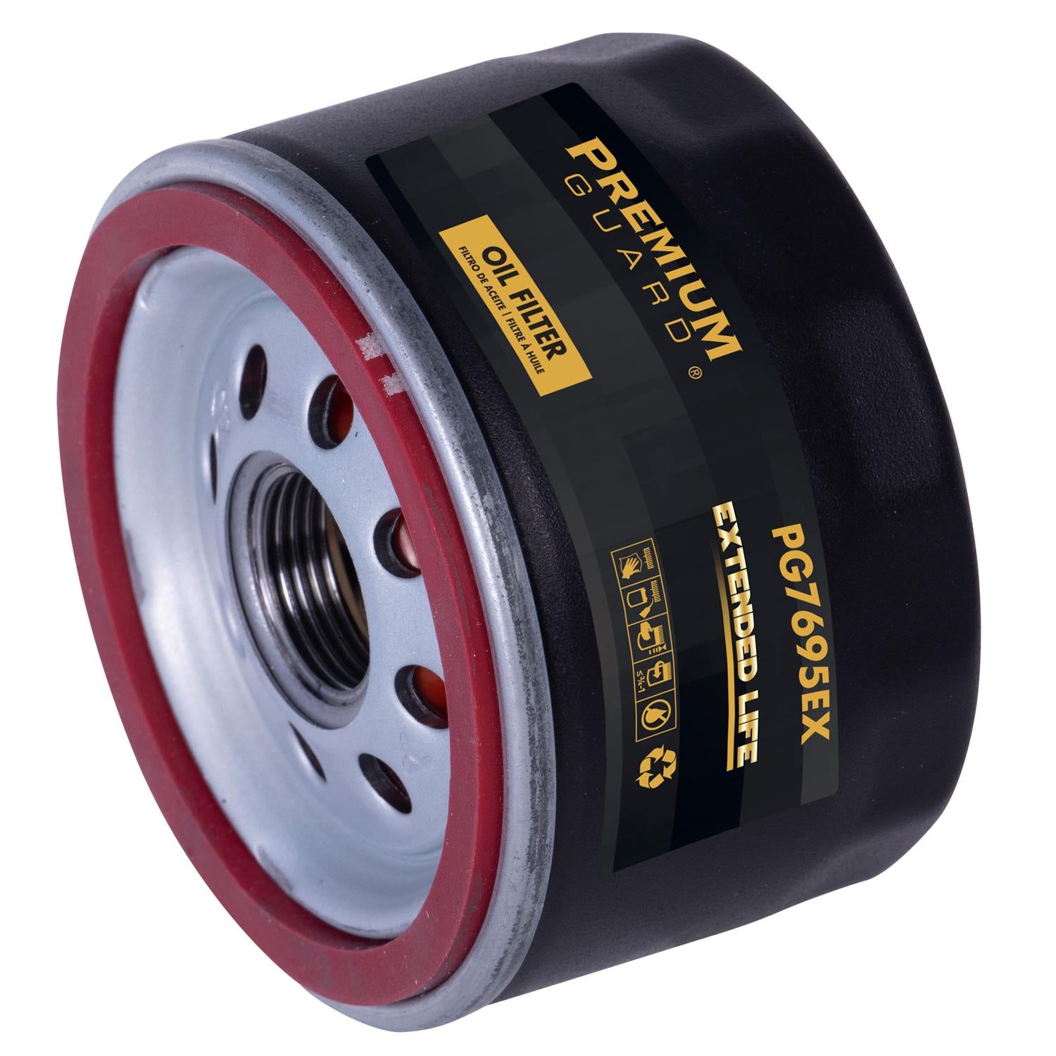 PG PG7695EX Extended Performance Oil Filter | Fits 2009 Nissan Aprio