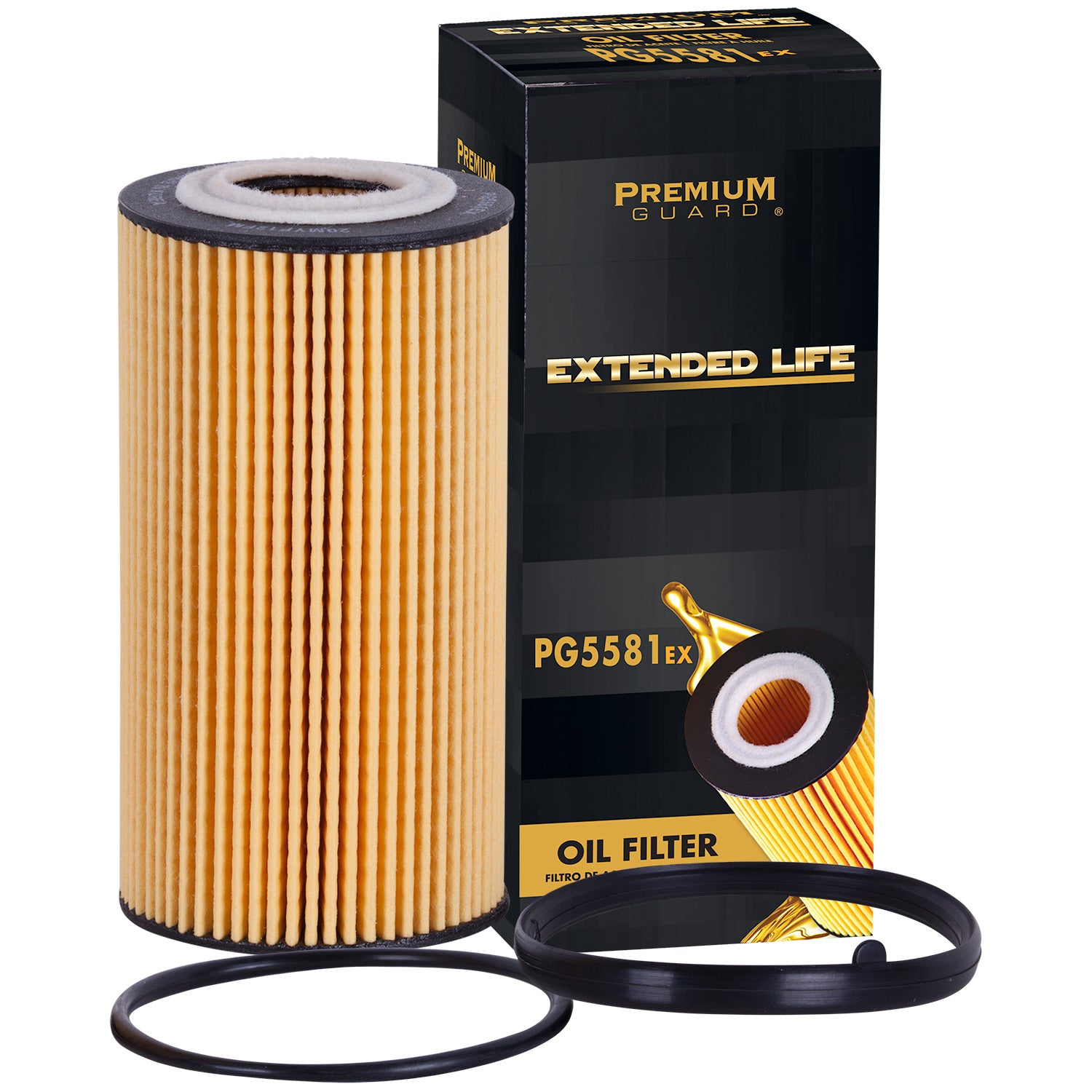 PG PG5581EX Extended Performance Oil Filter | Fits 2011 Volkswagen Jetta