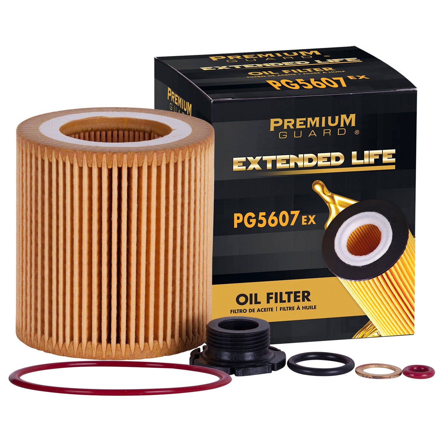 PG PG5607EX Extended Performance Oil Filter | Fits 2009 BMW 335i xDrive