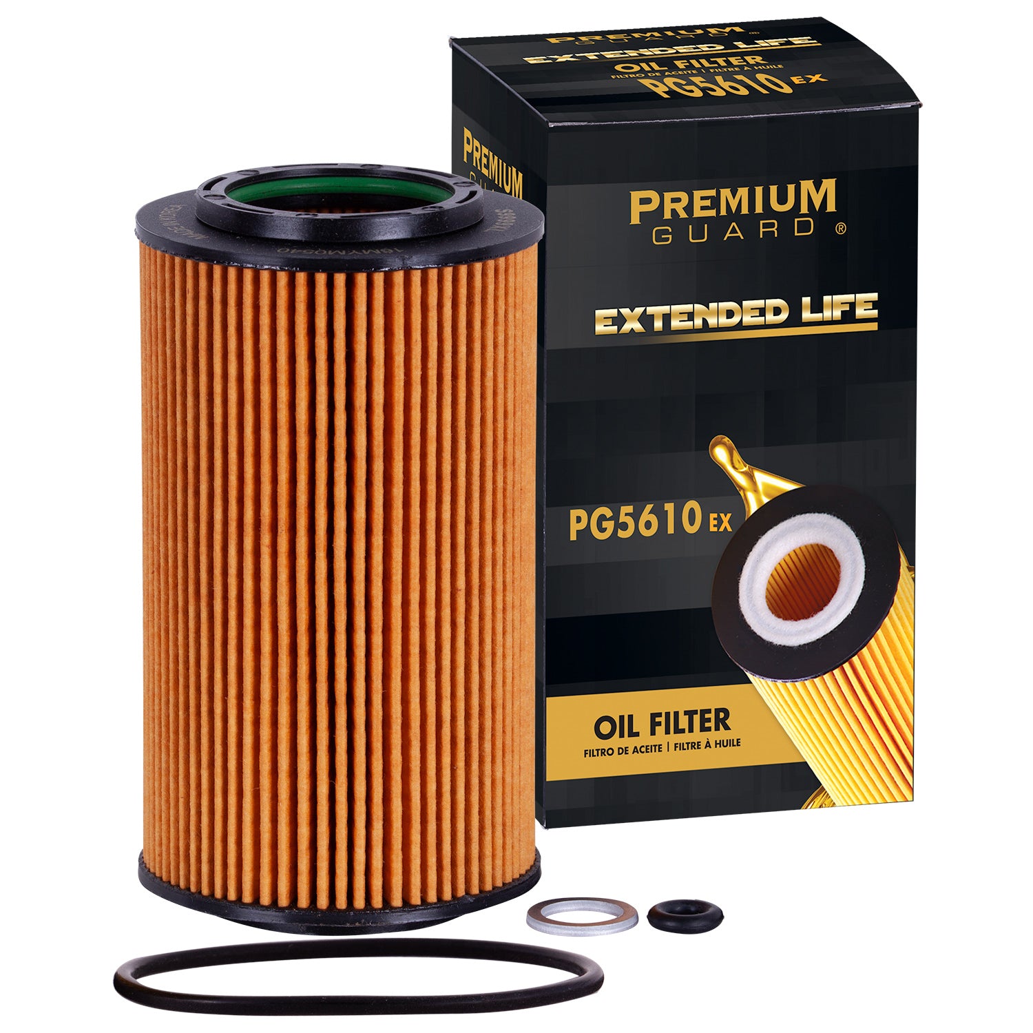 PG PG5610EX Extended Performance Oil Filter | Fits 2008 Hyundai Sonata