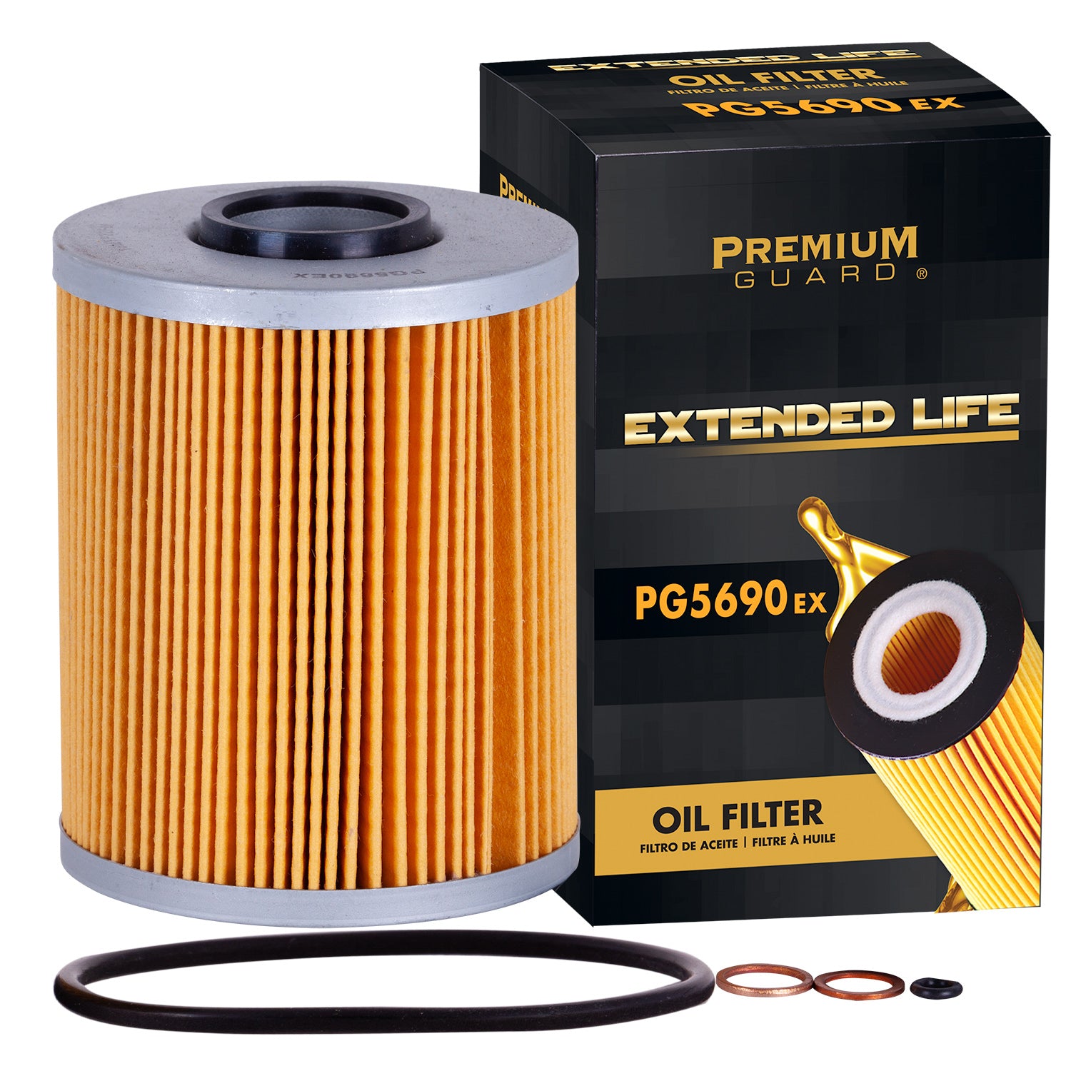 PG PG5690EX Extended Performance Oil Filter | Fits 2008 BMW Z4