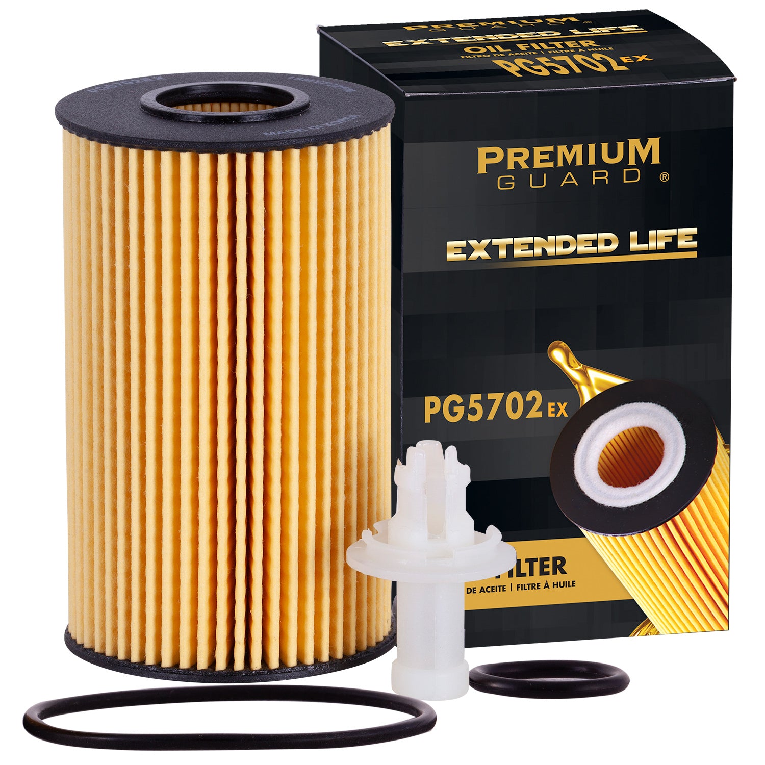 PG PG5702EX Extended Performance Oil Filter | Fits 2019 Toyota Land Cruiser