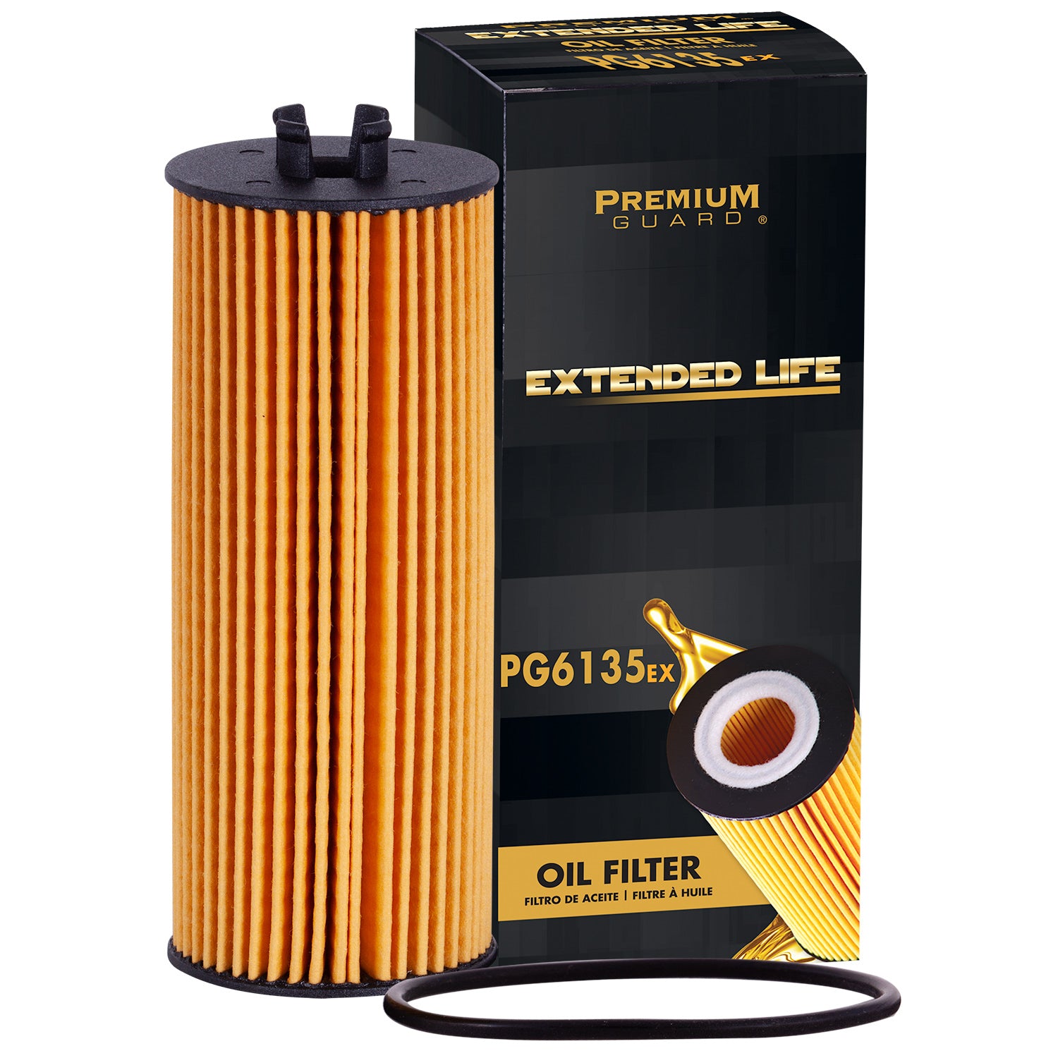 PG PG6135EX Extended Performance Oil Filter | Fits 2013 Jeep Grand Cherokee