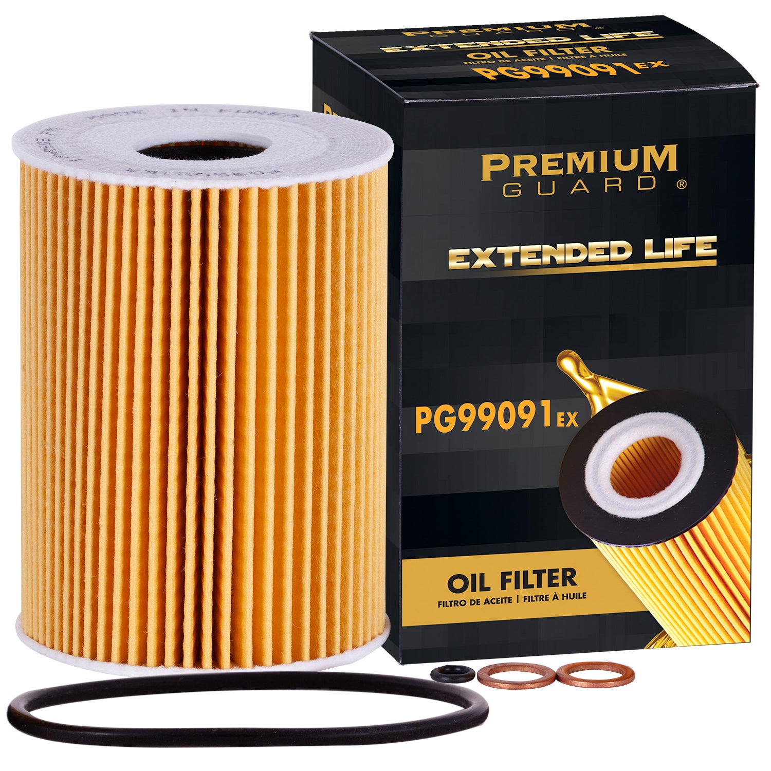 PG PG99091EX Extended Performance Oil Filter | Fits 2011 BMW M3