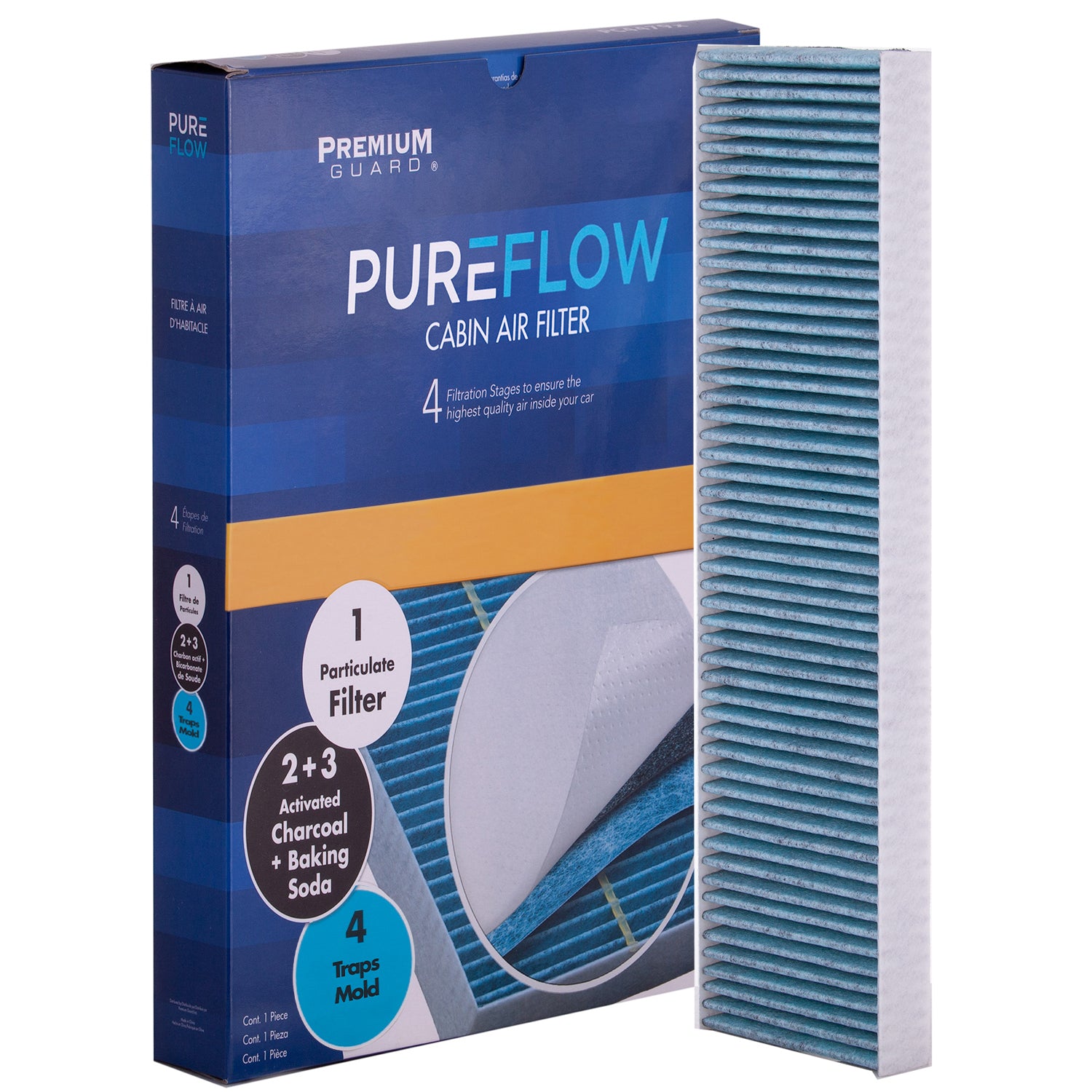 PUREFLOW 2008 Pontiac Torrent Cabin Air Filter with Antibacterial Technology, PC5490X