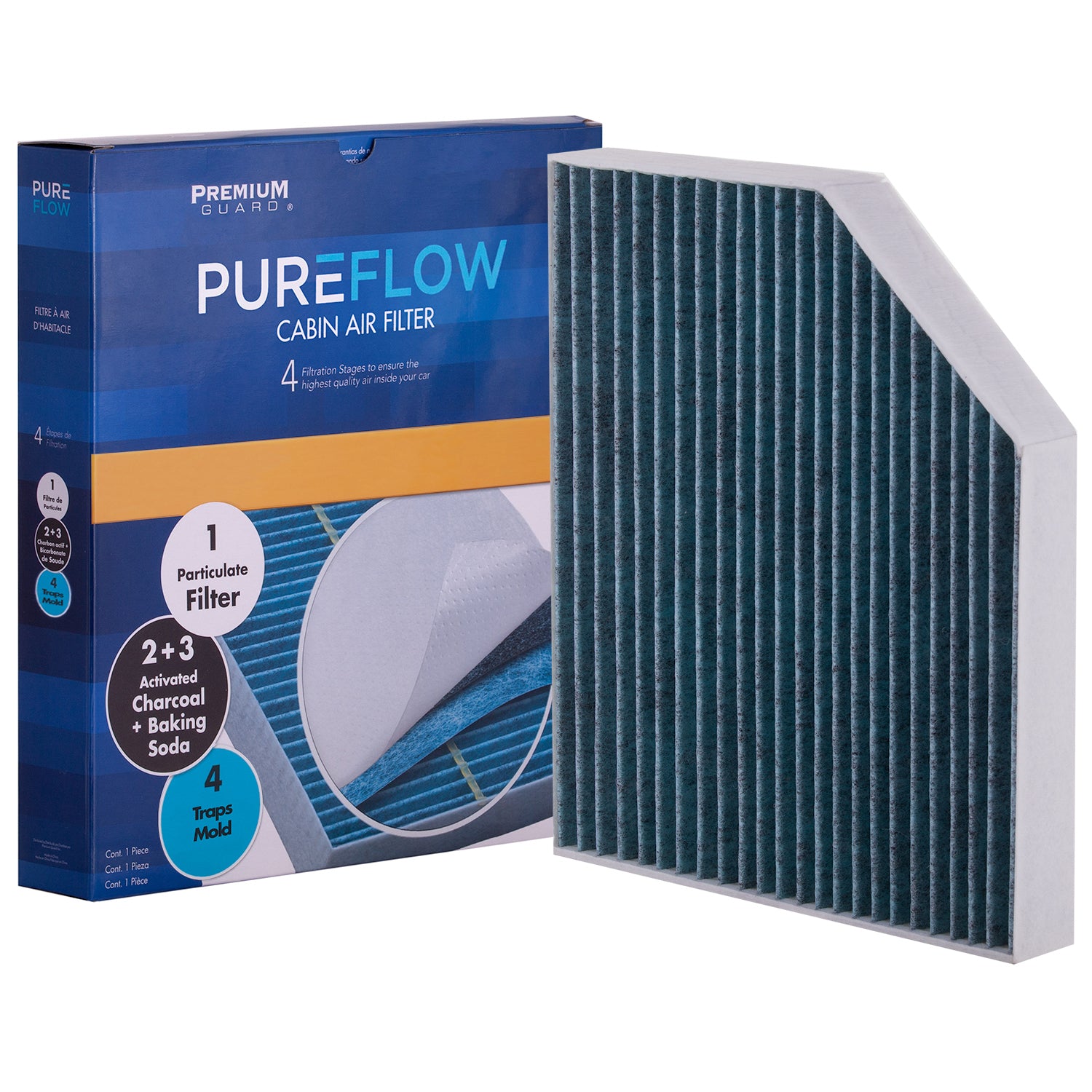 PUREFLOW 2017 Audi Q5 Cabin Air Filter with Antibacterial Technology, PC6071X