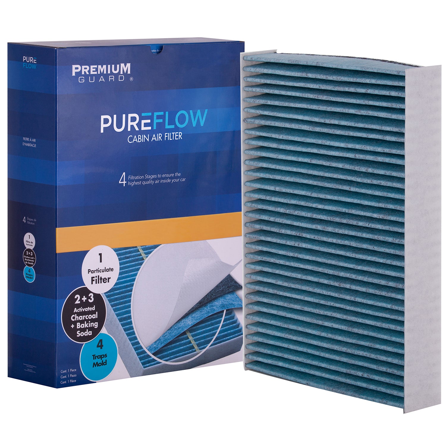 PUREFLOW 2019 Renault Kangoo Cabin Air Filter with Antibacterial Technology, PC99052X
