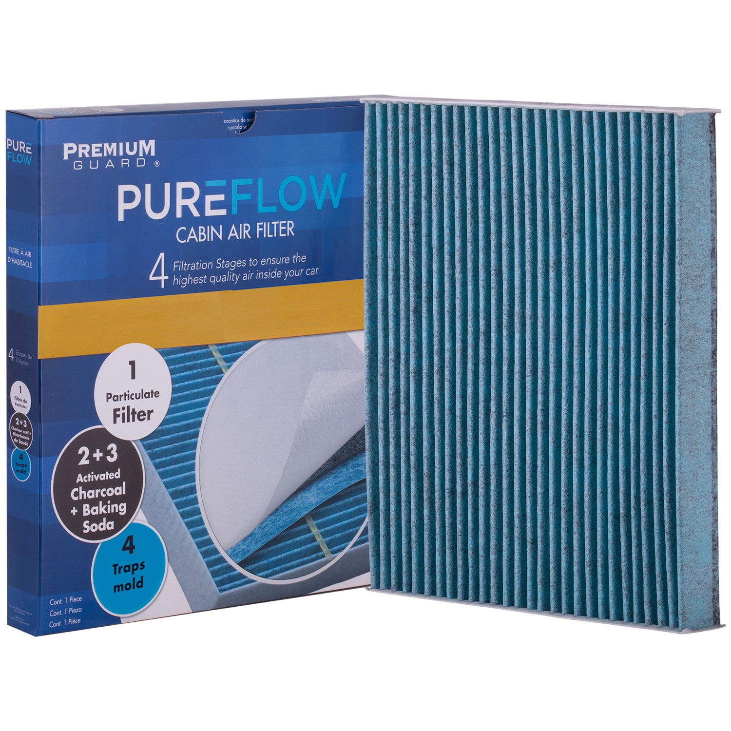 PUREFLOW 2008 Hyundai Santa Fe Cabin Air Filter with Antibacterial Technology, PC5661X
