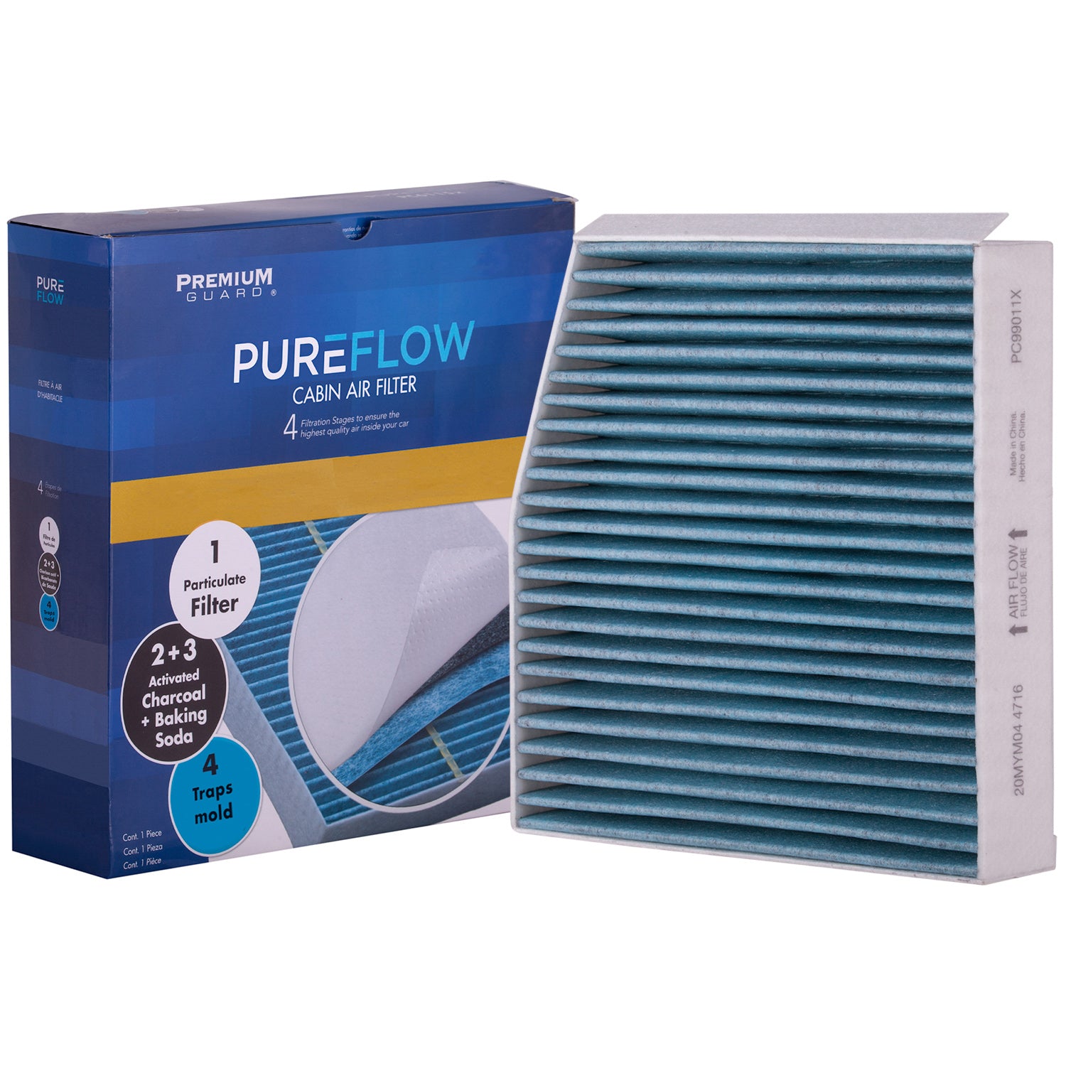PUREFLOW 2016 Mercedes-Benz GLA180 Cabin Air Filter with Antibacterial Technology, PC99011X
