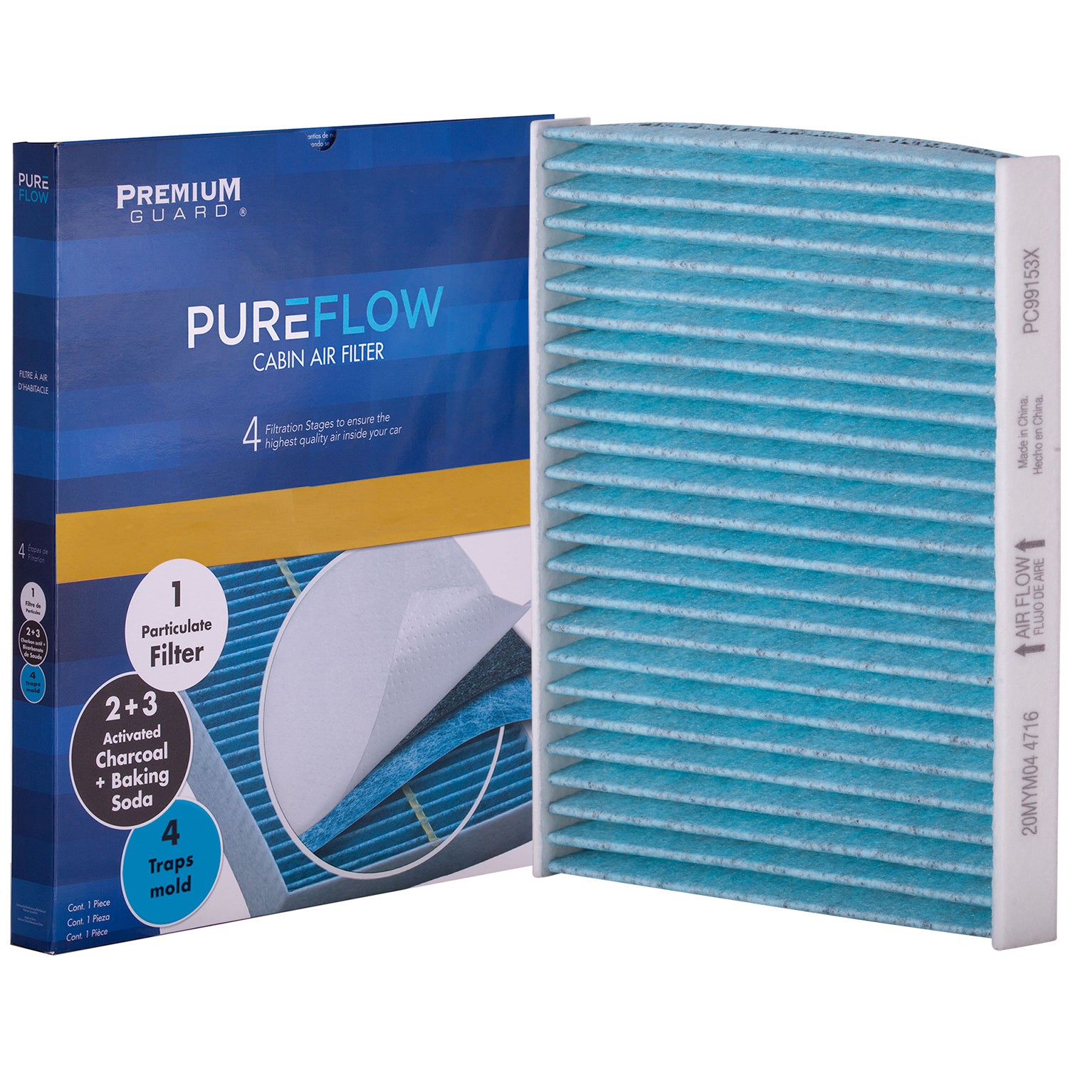 PUREFLOW® PC99153X Cabin Air Filter with Antibacterial Technology