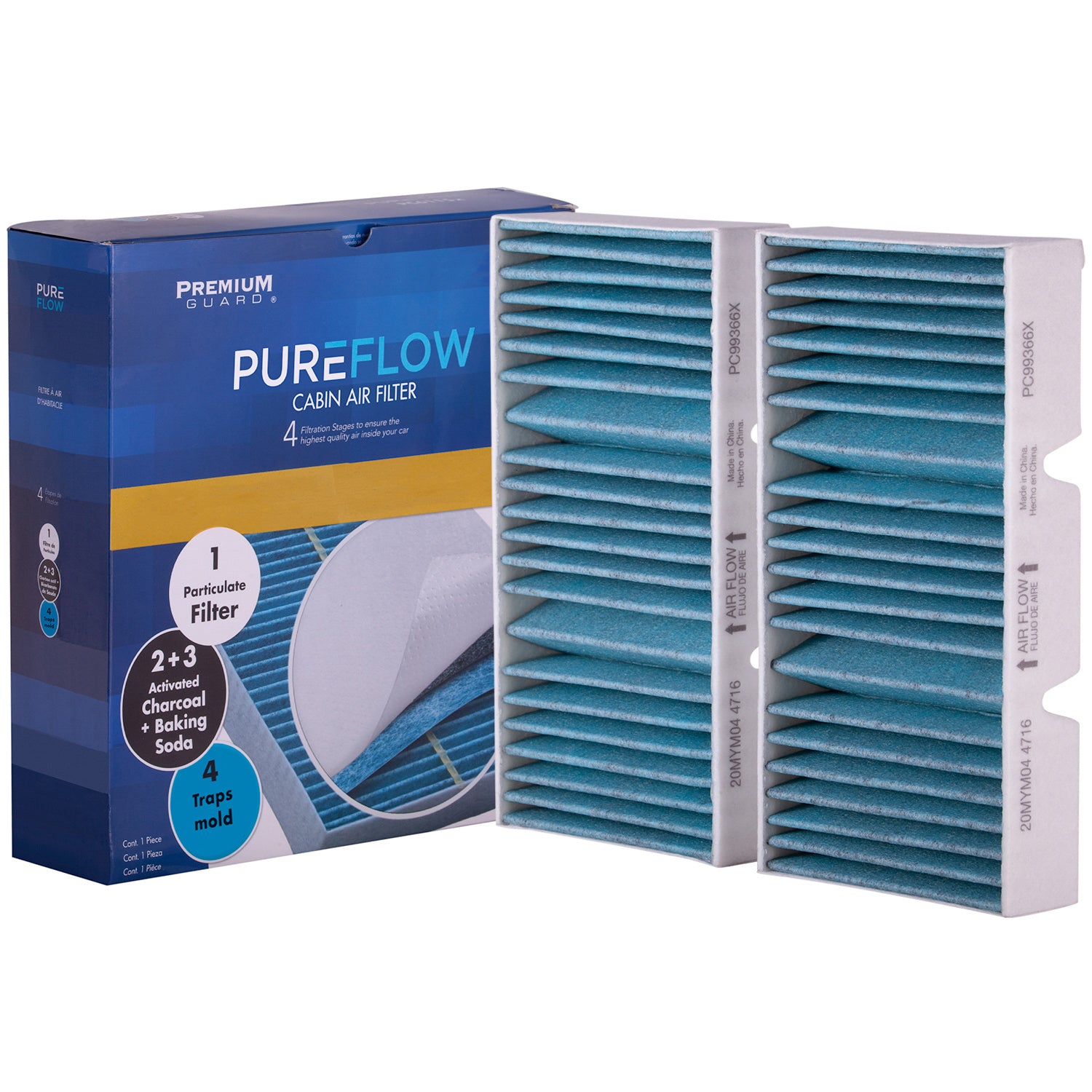 PUREFLOW® 2018 Mercedes-Benz GLE550 Cabin Air Filter with Antibacterial Technology, PC99366X