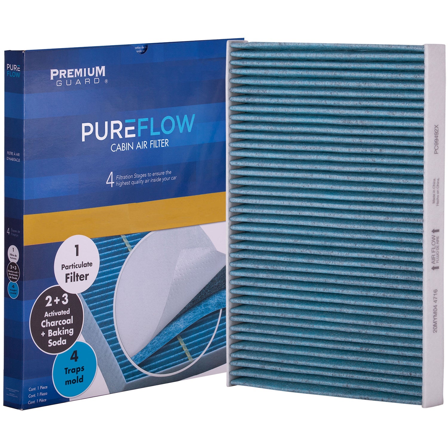 PUREFLOW® 2024 Alfa Romeo Stelvio Cabin Air Filter with Antibacterial Technology, PC99492X
