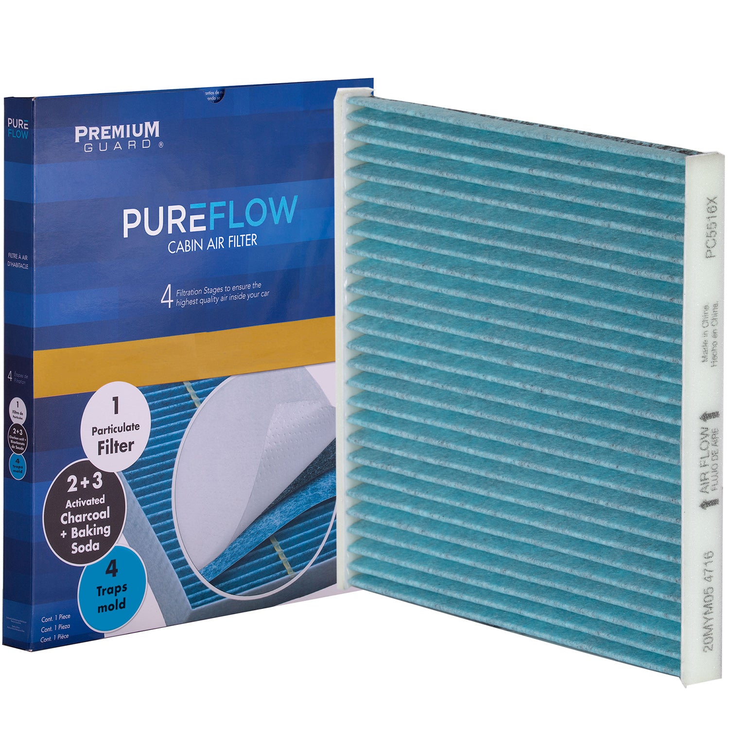 PUREFLOW® 2008 Mitsubishi Galant Cabin Air Filter with Antibacterial Technology, PC5516X